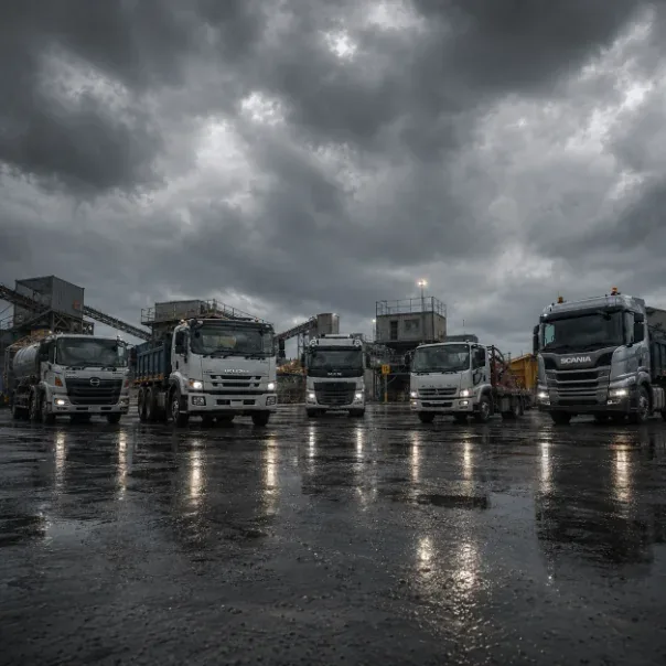 Fleet of dump trucks financed through EarthMoving Finance